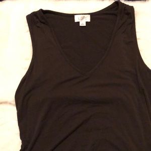Ann Taylor Loft brown ladies v-neck tank